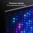 thumbnail image 3 of Twinkly Lightwall - 8.6 x 9 ft - Black Backdrop - with Stand and Music Dongle - Type A Plug, 3 of 9