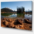 thumbnail image 2 of Beau Lac Clair avec Arbres de Pin - Impression sur Toile Paysage Extra Large, 2 of 4