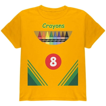 Halloween Crayon Box Costume Youth T Shirt