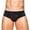 Black C, variant on Umfun Men's Low Rise Contrast Waistband Swim Briefs Premium Stretch Swim Bikini Bottoms for Competitive Swimming Sunbathing and Beach Leisure