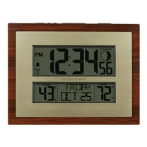 La Crosse Technology Atomic Digital Wall/Table Clock 11" x 8.54" (513-23137-INT)