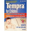 Tempra Infants Grape Flavor 1 oz - Jarabe para bebes sabor a Uva (Pack of 18)