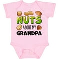 thumbnail image 3 of Inktastic Nuts About My Grandpa Peanut, Almond, Pistachio Boys or Girls Baby Bodysuit, 3 of 5