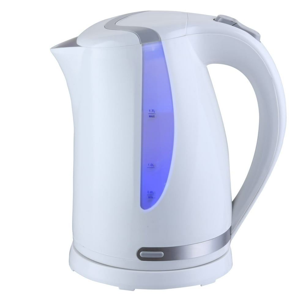 MegaChef 1.7Lt. Plastic Electric Tea Kettle White