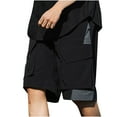 thumbnail image 2 of Xysaqa Men's Cargo Shorts Quick Dry Loose Fit Casual Outdoor Shorts Lightweight Workout Gym Shorts with Multi Pockets M-3XL Summer Savings, 2 of 9