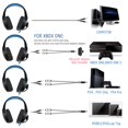 thumbnail image 3 of Auriculares para juegos ONIKUMA k1-b, auriculares estéreo para PC con cable, micrófono con cancelación de ruido, tableta, portátil, auriculares con luz LED Inevent EL0575-01B, 3 of 7