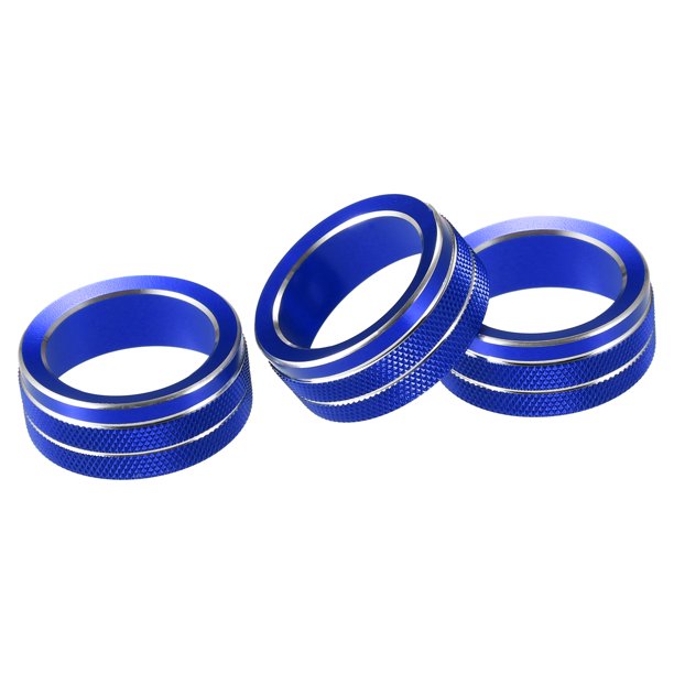 AC Aire Acondicionador Interruptor Perilla Cubierta para Honda - 3 Uds Azul