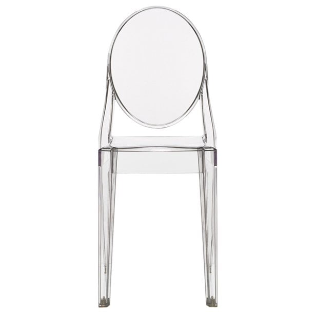 Homelala Modern Contemorary Dining Ghost Side Chair Transparent