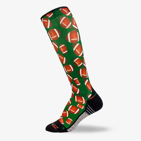 Football Compression Socks (Knee-High) M / Green