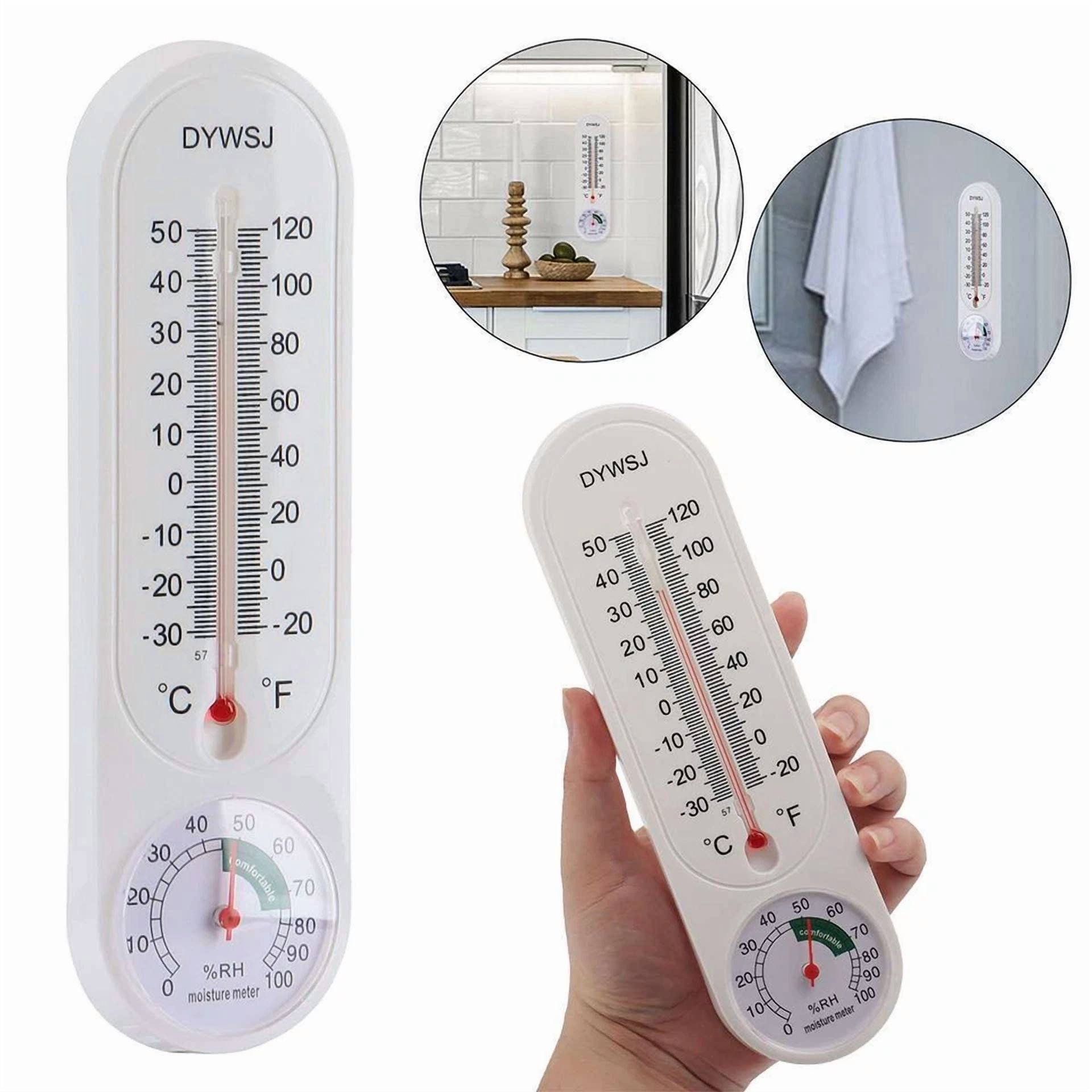 PURELY- 4 Wall Thermometer Indoor Outdoor Home Room Office Garden Greenhouse Temperature