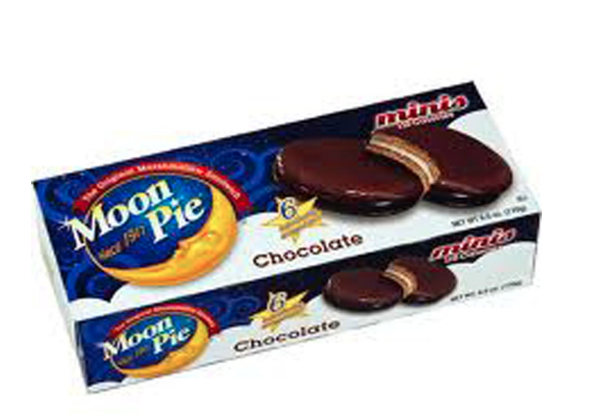 Moon Pie Minis Chocolate Marshmallow Sandwich 110 Calories 2 Packages
