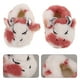 thumbnail image 3 of 1 par de pantuflas peludas de vaca para niñas pequeñas, suaves y cálidas, para interiores Adorables pantuflas de casa con dibujos animados para niñas pequeñas, calzado cómodo y acogedor para bebés, 3 of 7