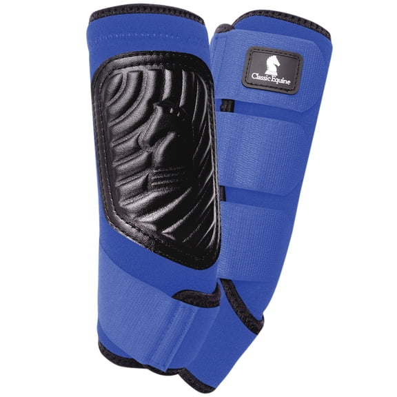 Classic Equine Classic Fit Horse Sling Boots: Ultimate Leg Protection Aqua / Front / Small