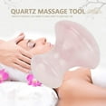 thumbnail image 4 of Pierre de Massage, Pierre de Massage en Cristal de Quartz Rose Naturel, 4 of 5
