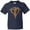 Navy, variant on Leukemia Awareness with Orange Ribbon Heart Youth T-Shirt