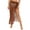 Brown, variant on yillto Womens Crochet Bikini Skirt Summer High Waist Beach Swimwear Hollow out Split Long Skirts