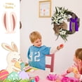 thumbnail image 4 of Guirnalda de cruz de Pascua artificial de 45 cm, adornos colgantes, guirnalda hecha a mano, colgante (C) Sywqhk Libre de BPA, 4 of 8
