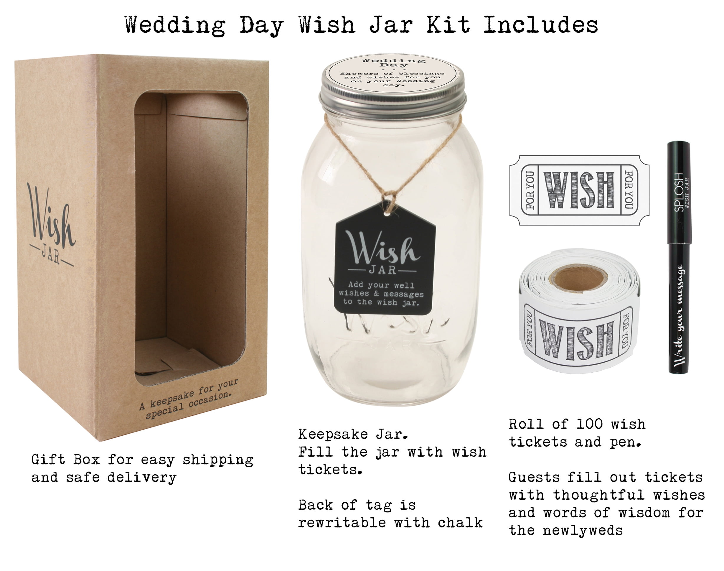 Top Shelf Wedding Wish Jar Unique And Thoughtful Gift Ideas For