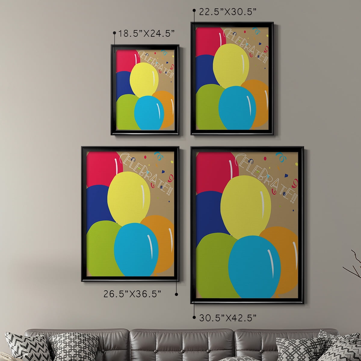 Celebrate Premium Framed Print - Ready to Hang