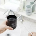 thumbnail image 3 of Agiferg Bathroom Toothbrush Circular Cup Simple Plain Cup Couple Tooth Cup Good Morning, 3 of 3