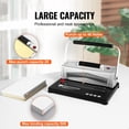 thumbnail image 2 of Electric Coil Binding Machine, 46-Hole Punch Binder for 500 Sheets, Includes 100 Spines for Letter, A4, A5 Paper, 2 of 12