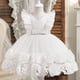 thumbnail image 3 of 1 2 3 4 5 6 años Vestido para niñas pequeñas con lazo de encaje dulce Vestido de princesa para Navidad Fiesta de cumpleaños Ropa para niños Vestidos para bebés, 3 of 5