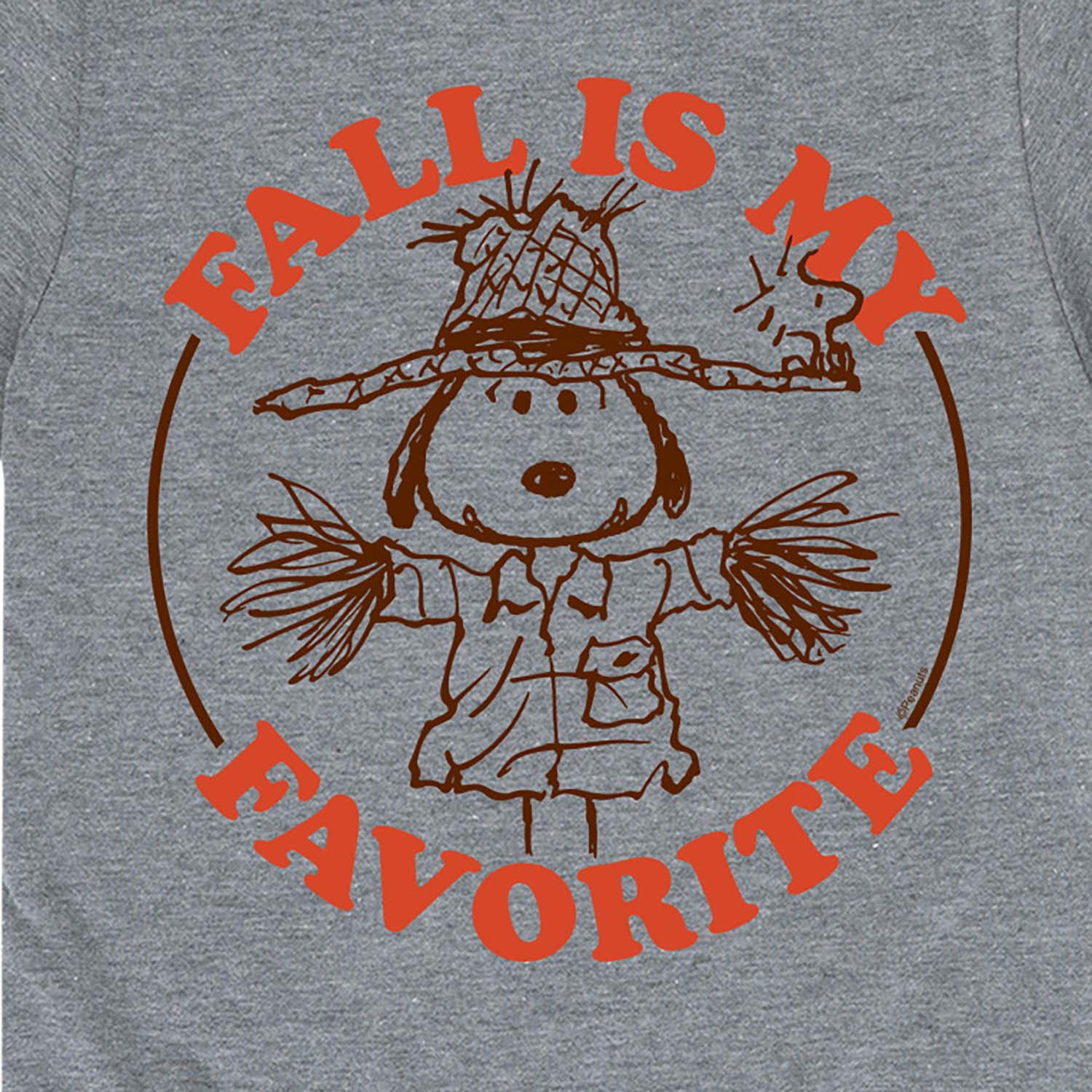 Peanuts - Fall Is My Favorite - Toddler And Youth Short Sleeve Graphic T-Shirt