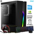 thumbnail image 1 of PC gamer i3 12100F Intel  RAM 8GB SSD 480GB Kit gamer Nvidia, 1 of 6