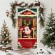thumbnail image 1 of Decoración navideña para puerta de 6,66 x 2,99 pies, con Papá Noel como regalo, ideal para fiestas navideñas., 1 of 5