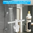 thumbnail image 4 of Grusce 1222 Cartouche de Remplacement avec Outil de Retrait et Clip de Retenue, Cartouche de Robinet de Douche Étanche, Pièces de Réparation de Valve de Douche en Laiton pour Robinet de Douche, 4 of 8