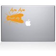 thumbnail image 1 of The Decal Guru 1032-MAC-13X-SY Bye Bye Fruit Fly Vinyl Sticker, 13" MacBook Pro (2016 & Newer), Yellow, 1 of 1