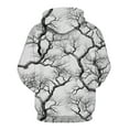 thumbnail image 3 of Rebaike Men's Snow Camo Hoodie Winter White 3D Forest Camouflage Pullover Sweatshirt, 3 of 8