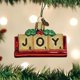 thumbnail image 5 of Adornos navideños del Viejo Mundo Joyful Scrabble Adornos soplados de vidrio para árbol de Navidad, 5 of 5