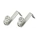 thumbnail image 3 of Rod Desyne 3/4 Pouces Nickel de Plafond Support Simple Paire Nickel Satiné 2 Pcs, 3 of 3