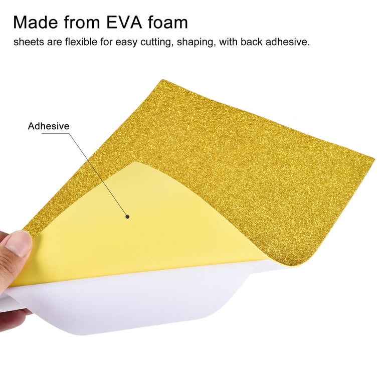 Glitter EVA Self Adhesive Foam Sheets