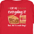 thumbnail image 4 of Inktastic For Me, Everyday is Pie Day Pi Day Humor Boys or Girls Long Sleeve Toddler T-Shirt, 4 of 5