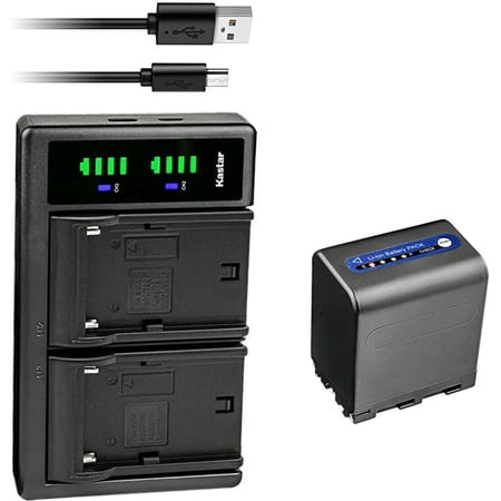 Kastar 1-Pack NP-QM91D Battery and LTD2 USB Charger Compatible with Sony CCD-PC101 CCD-PC103 CCD-PC104 CCD-PC105 CCD-PC110 CCD-PC115 CCD-PC120 CCD-PC330 CCD-TRV6 CCD-TRV8 CCD-TRV10 CCD-TRV11 Camera