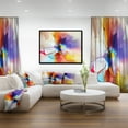thumbnail image 3 of Designart - Creative Flower in Multiple Colors - Large Floral Framed Canvas art, 3 of 4