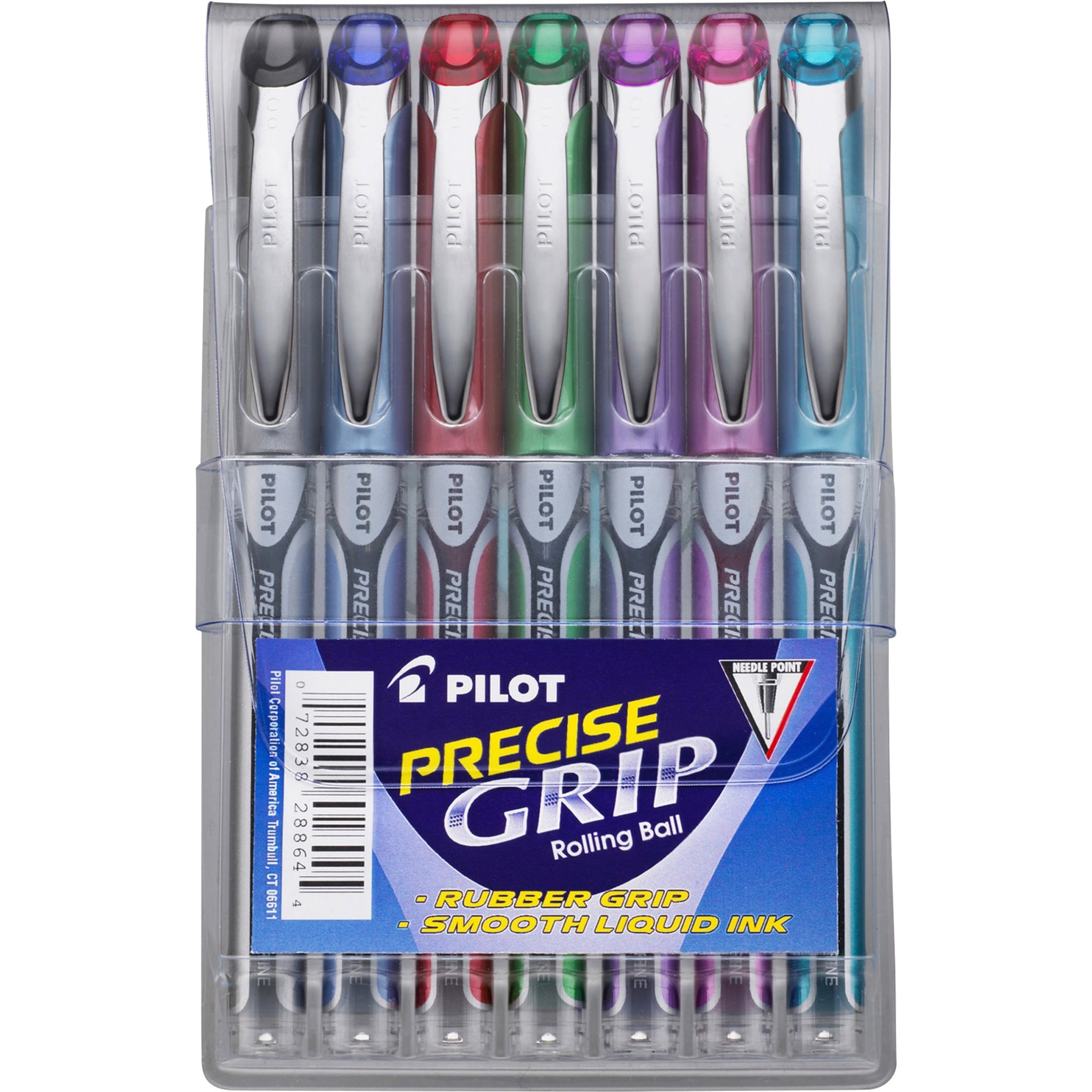 Pilot, PIL28801, Precise Grip Extra-Fine Capped Rolling Ball Pens 