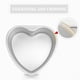 thumbnail image 2 of 2pcs Cortero pastel de corazón Herramientas para hornear pasteles de horno de galletas molde de horno de pastel de corazón para hornear para hornear, 2 of 4