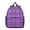Purple and Black, variant on Purple and Black Checkered Pattern Backpack for School, Cute School Bag with Adjustable Shoulder Straps and Padded Back, 13.8"x11.4"x6"