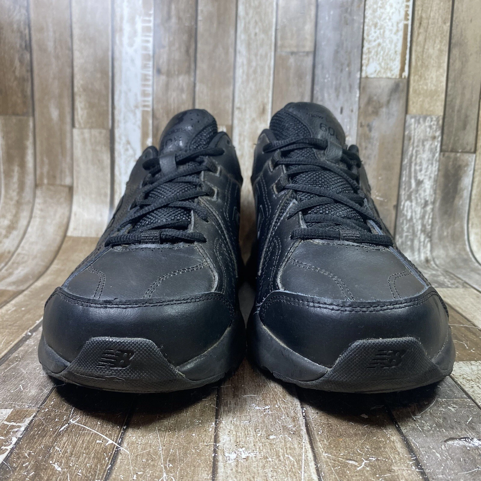 New Balance 608 V5 Shoes Men 8 4E Wide Black Work Walking Sneakers