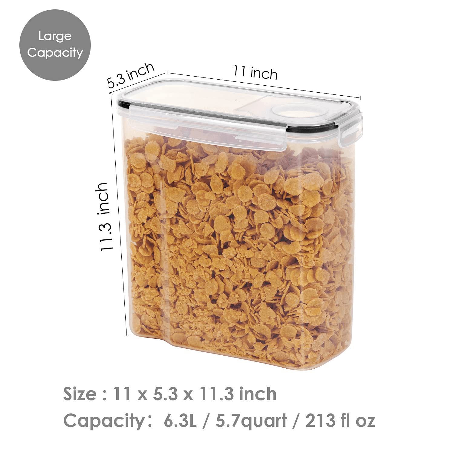 Walmart Ada - Life hack #231: Use this cereal storage container as