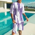 thumbnail image 1 of NTACZA Ensemble Chemise et Short pour Homme, Graphique, Manches Courtes, Survêtements à Col Rond, Sport, Grande Taille et Taille Forte, Survêtements 2X, 1 of 5