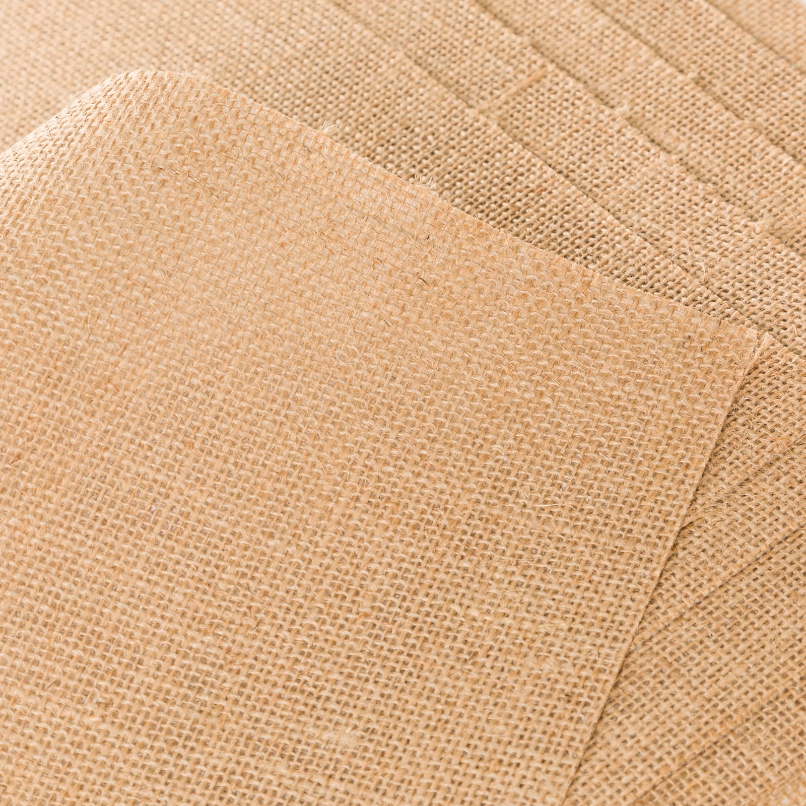 Creative Essentials 8.5" X 11" Laminated Burlap Sheets Natural, 6 Sheets
