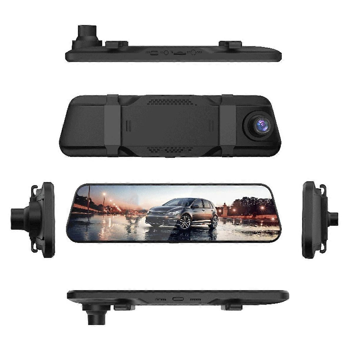 Touch 9.66-Inch Square Screen 1080P HD Wifi Stream Media Rearview ...