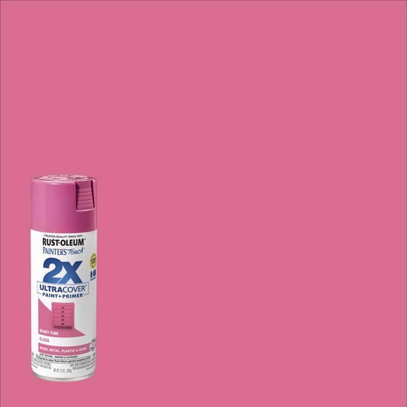 Rust-Oleum 249123 Painter's Touch Multi Purpose Spray Paint, 12-Ounce, Berry Pink