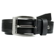thumbnail image 2 of Gelante Mens Leather Belt - One Piece Top Grain Thick Heavy Duty 38003-Black-XL, 2 of 5