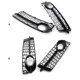 thumbnail image 5 of sweethay Reemplazo de la cubierta de la parrilla de la pieza de reemplazo de la carcasa de las luces de la parrilla de Foglight para TT Vehículos, repuestos y accesorios Mis Helles Schwarz, 5 of 6