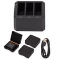 thumbnail image 2 of Kit de Chargeur de Batterie pour Caméra d'Action DJIOSMO, Kit de Chargeur de Batterie pour Canal de Caméra Chargeur de Caméra Triple Slots Réponse Rapide, 2 of 9